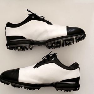 Nike Tour Premium Golf Shoes - Mens White/Black/Grey Size 10